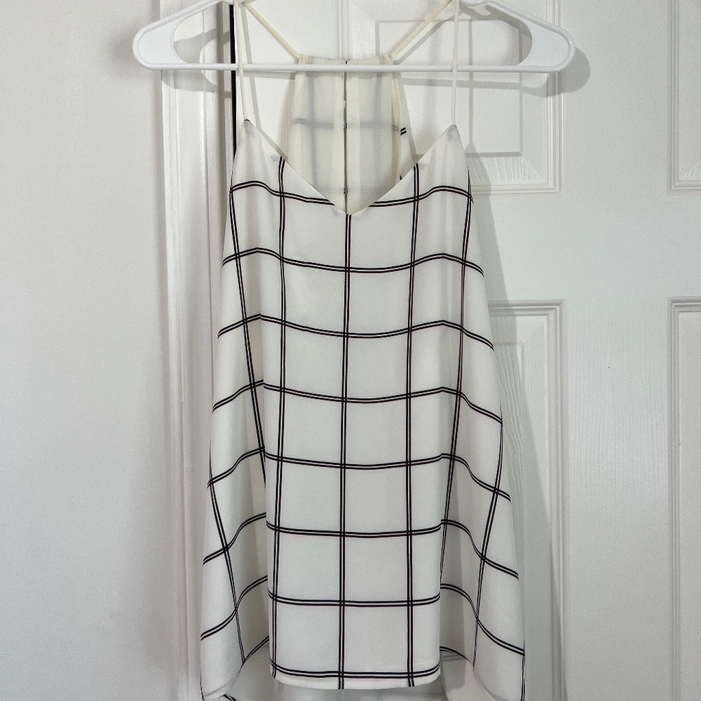 Express V-Neck Spaghetti Strap Blouse Tank Top